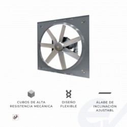 Extractor axial de alta eficiencia  HXA-6-1000/H