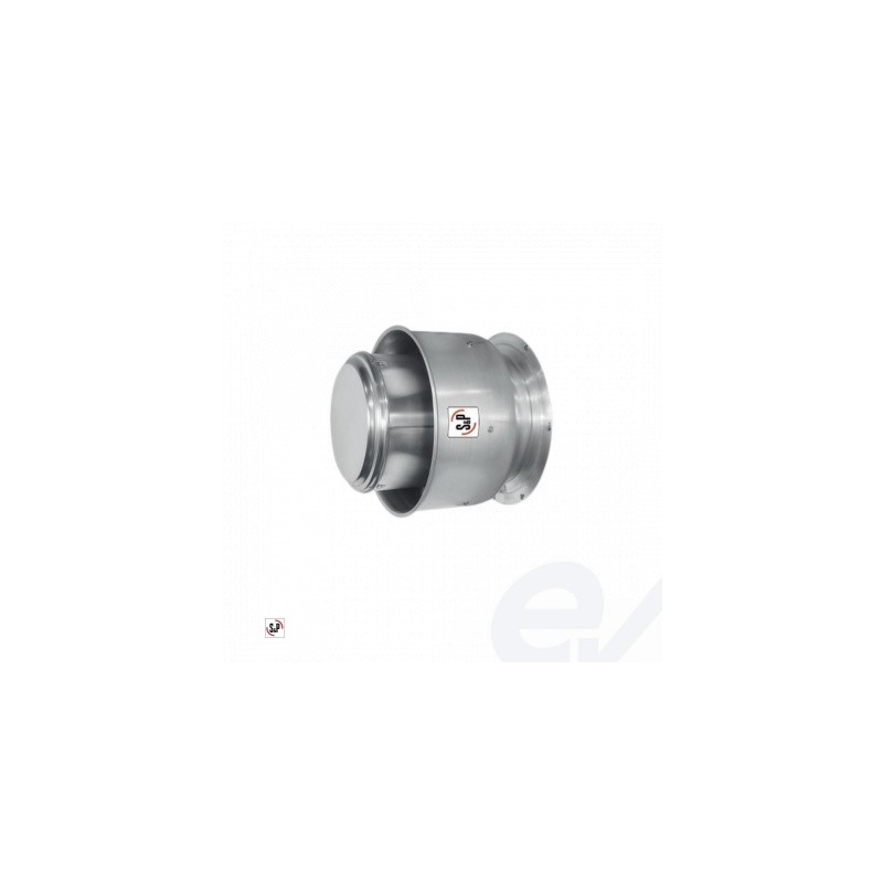 Extractor centrifugo de pared descarga vertical para baja presión CRWLT-10 S/M